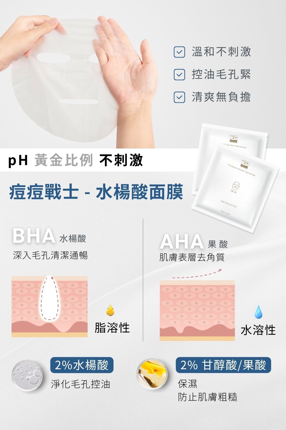 DRX達特仕的莊醫師嚴選活動專區系列-1+1速亮嫩膚組，將繁複的美療養膚打造成小資專屬臥室沙龍，從角質代謝的淨緻工序再以水楊酸面膜調理暢通，輕鬆搭建肌地，感受前所未有的滑嫩透亮。