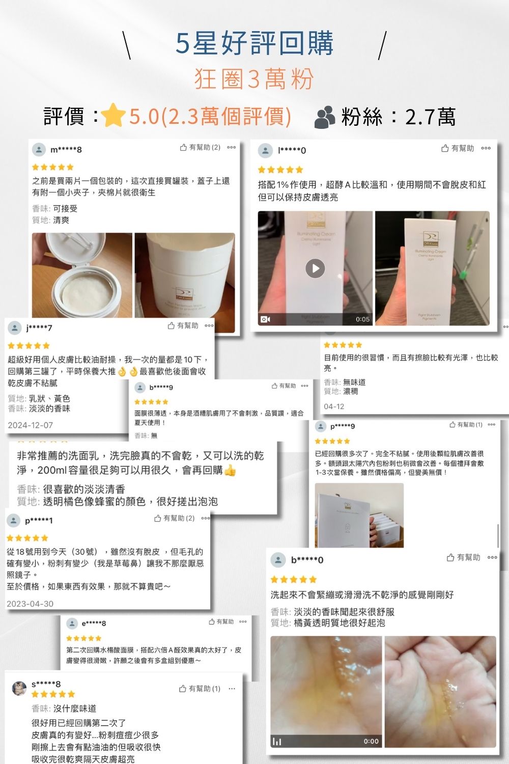 DRX達特仕的莊醫師嚴選活動專區系列-ALL IN 明星養膚組，完美執行抗老保養金字塔