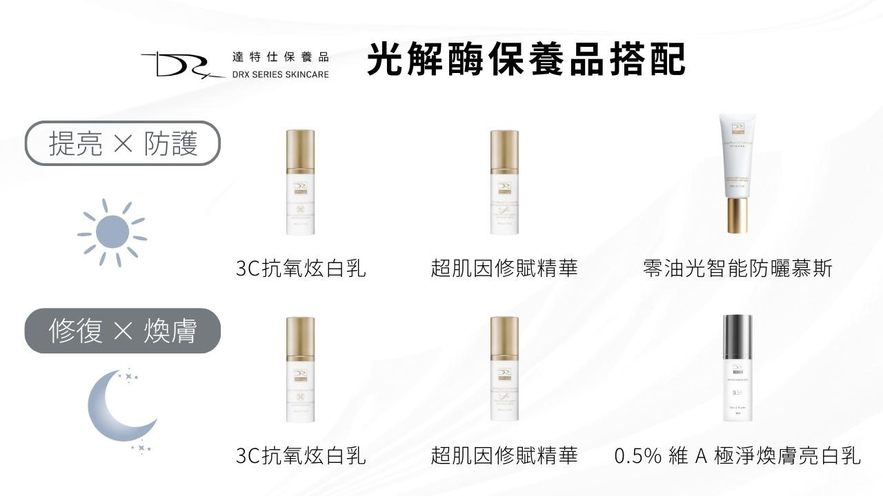 光解酶保養品如何搭配？