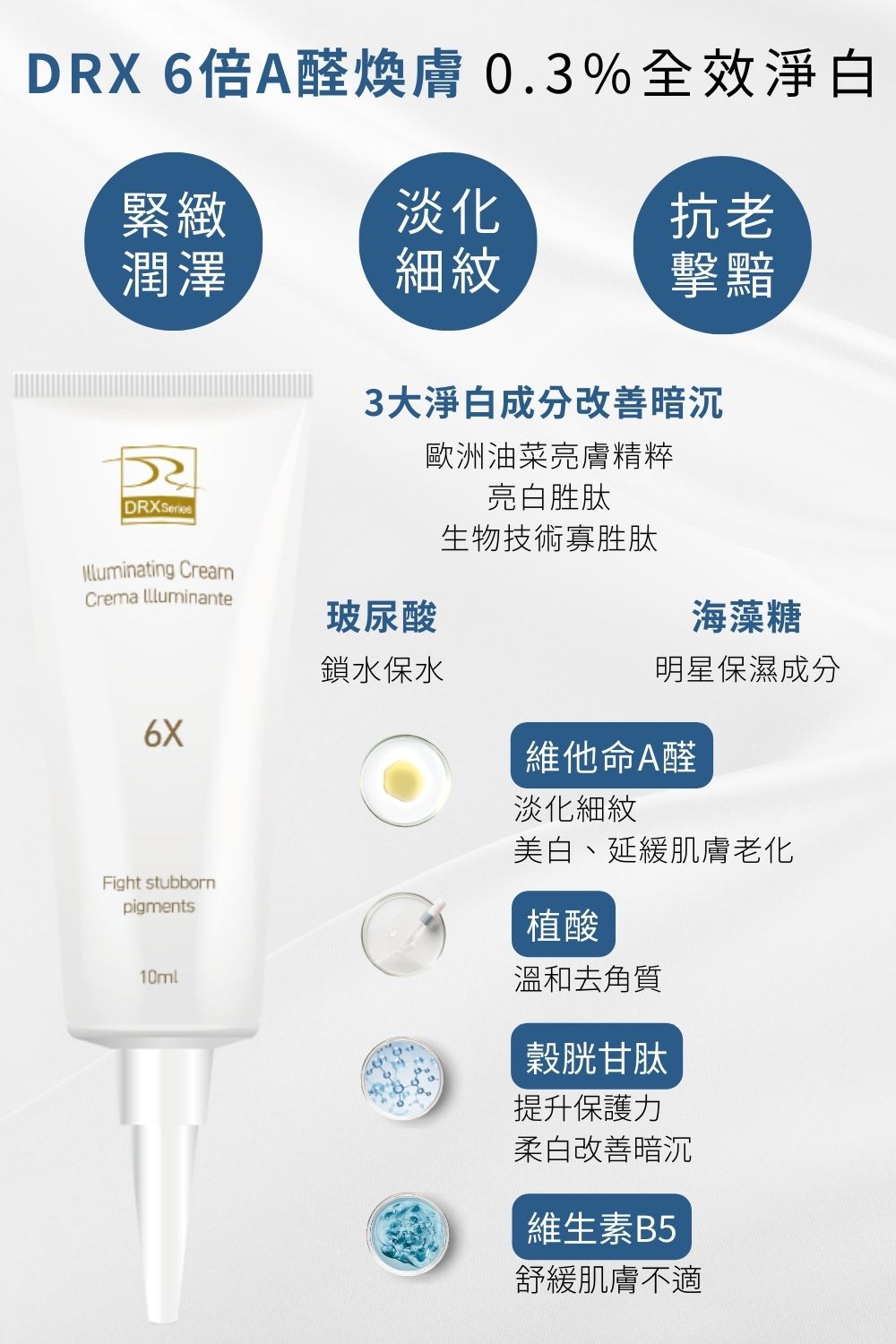 DRX達特仕的莊醫師嚴選活動專區系列-寵愛女神|ALL IN 明星強化組,由皮膚科莊盈彥醫師專為亞洲肌膚研發的煥膚保養品牌DRX,將繁複的保養程序,淬鍊成淨煥雙程序保養,完美的抗老金字塔套組! DRX達特仕的莊醫師嚴選活動專區系列-寵愛女神|ALL IN 明星強化組,由皮膚科莊盈彥醫師專為亞洲肌膚研發的煥膚保養品牌DRX,將繁複的保養程序,淬鍊成淨煥雙程序保養,完美的抗老金字塔套組!